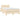 Pat box spring cu saltea, crem, 120x200 cm, textil
