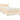 Pat box spring cu saltea, crem, 90x200 cm, textil
