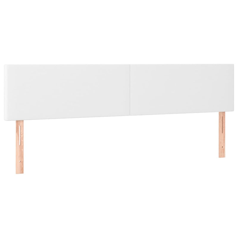 Pat box spring cu saltea, alb, 200x200 cm, piele ecologică