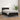 Pat box spring cu saltea, negru, 90x200 cm, piele ecologică