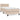 Pat box spring cu saltea, cappuccino, 90x200 cm piele ecologică