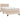 Pat box spring cu saltea, cappuccino, 90x200 cm piele ecologică