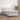Pat box spring cu saltea, alb, 100x200 cm, piele ecologică