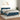 Pat box spring cu saltea, albastru închis, 140x190 cm, catifea