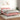 Pat box spring cu saltea, roz, 140x190 cm, catifea