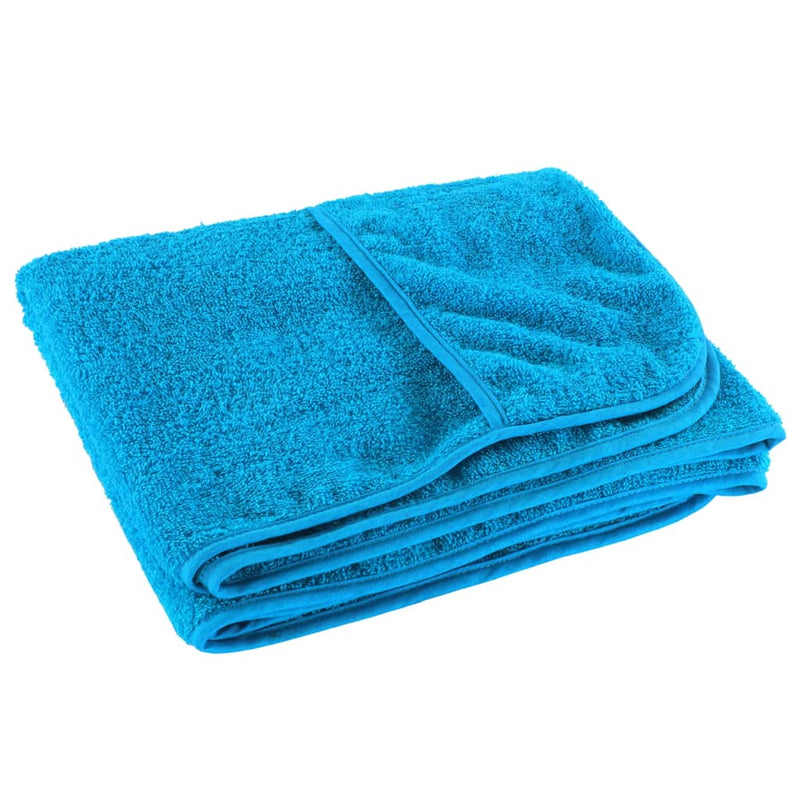 Prosoape de plajă, 6 buc., turcoaz, 60x135 cm, textil 400 GSM