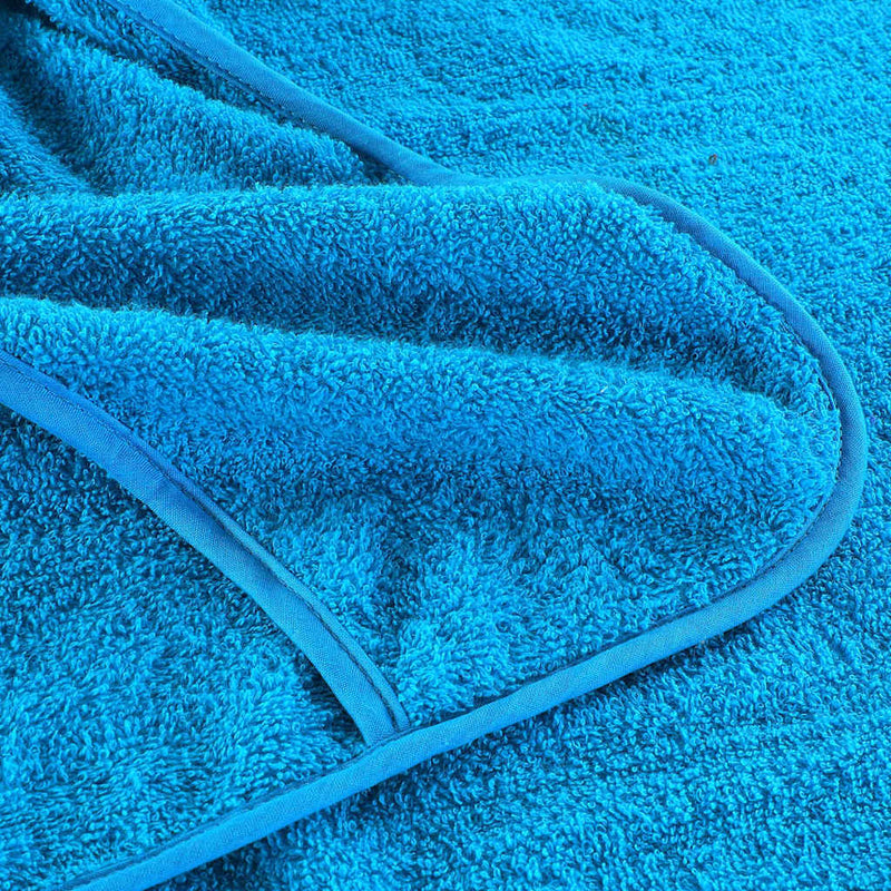 Prosoape de plajă, 6 buc., turcoaz, 60x135 cm, textil 400 GSM