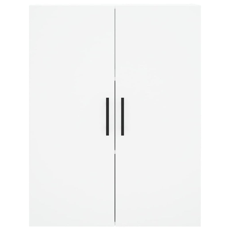 Dulapuri cu montaj pe perete, 2 buc, alb, 69,5x34x90 cm
