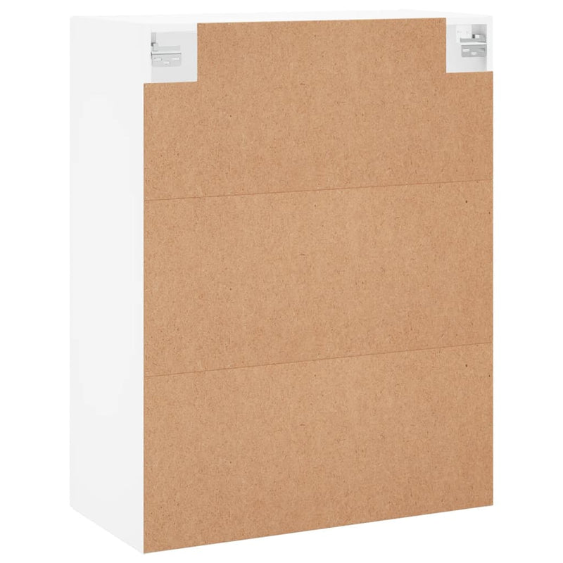 Dulapuri cu montaj pe perete, 2 buc, alb, 69,5x34x90 cm