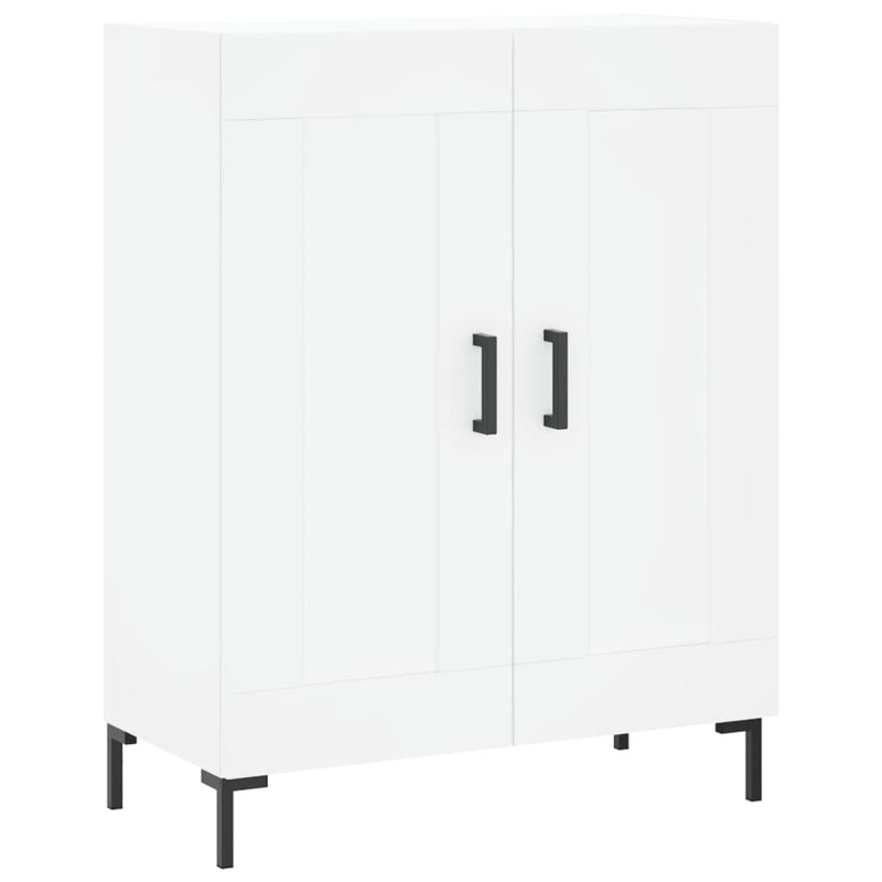 Dulap înalt, alb, 69,5x34x180 cm, lemn compozit