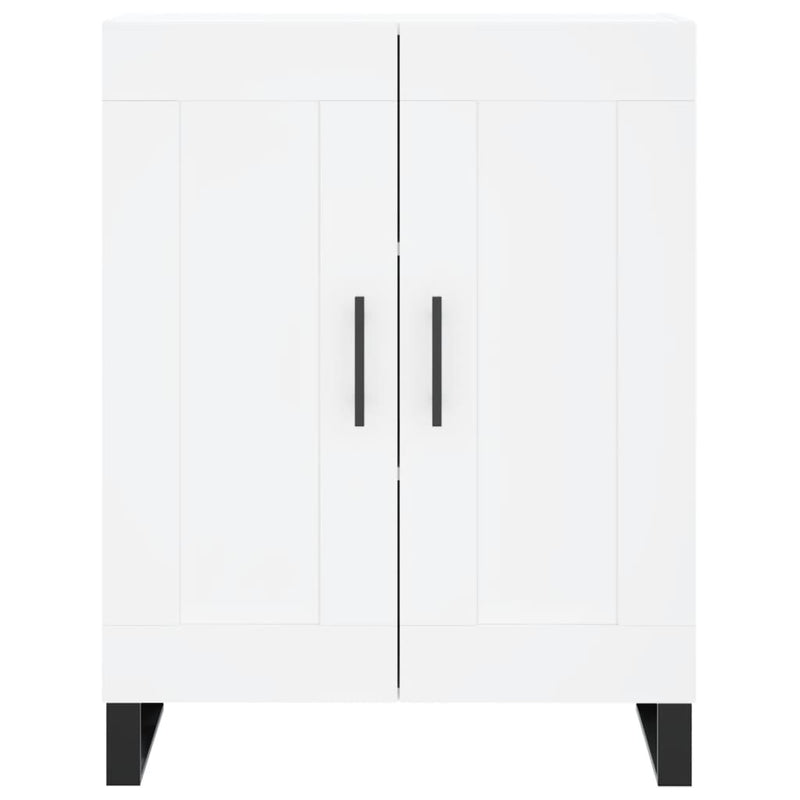 Dulap înalt, alb, 69,5x34x180 cm, lemn compozit