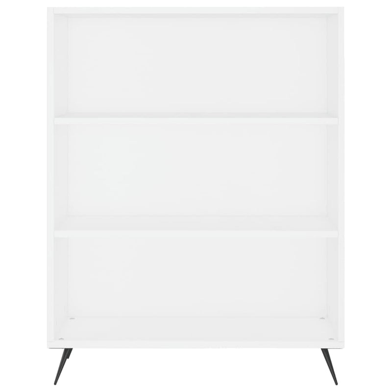 Dulap înalt, alb, 69,5x34x180 cm, lemn compozit