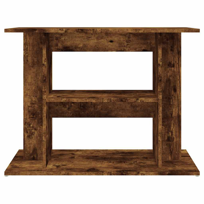 Suport pentru acvariu, stejar afumat, 80x35x60 cm, lemn stratificat