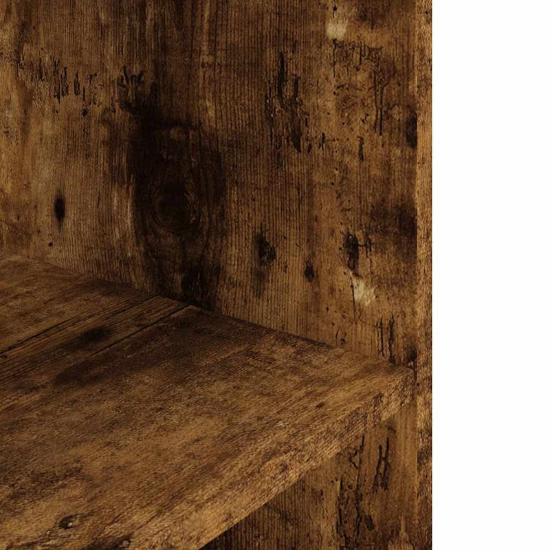 Suport pentru acvariu, stejar afumat, 80x35x60 cm, lemn stratificat