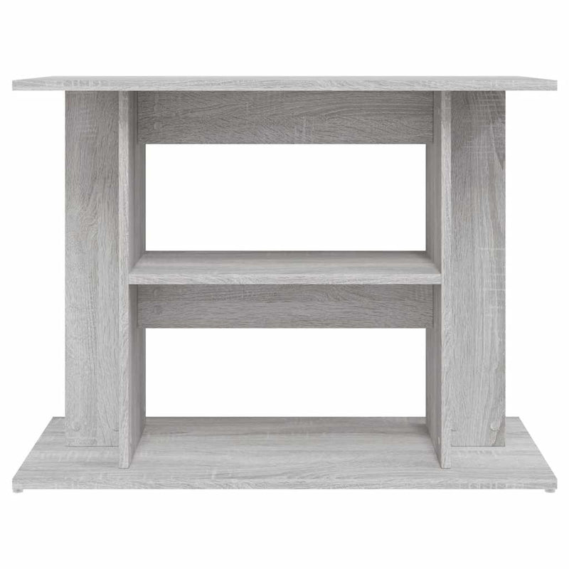 Suport pentru acvariu, gri, Sonoma, 80x35x60 cm, lemn stratificat