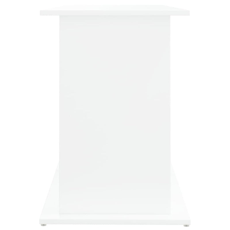 Suport pentru acvariu, alb, 121x41x58 cm, lemn prelucrat