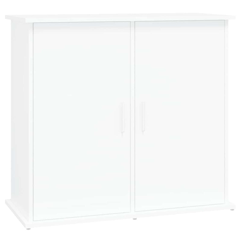 Suport pentru acvariu, alb, 81x36x73 cm, lemn prelucrat