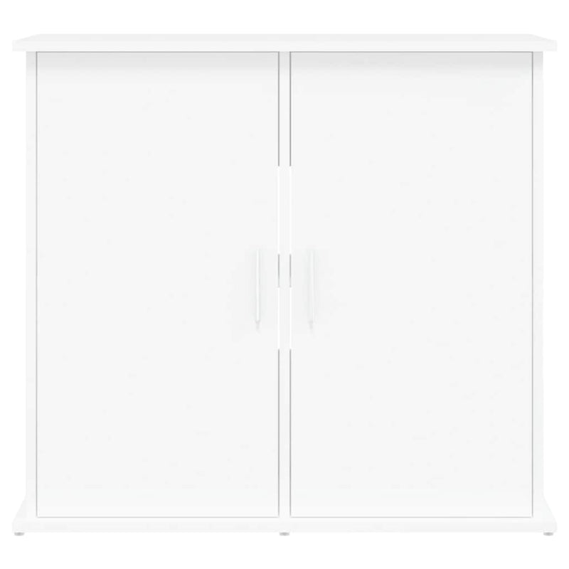 Suport pentru acvariu, alb, 81x36x73 cm, lemn prelucrat