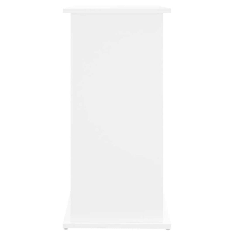 Suport pentru acvariu, alb, 81x36x73 cm, lemn prelucrat