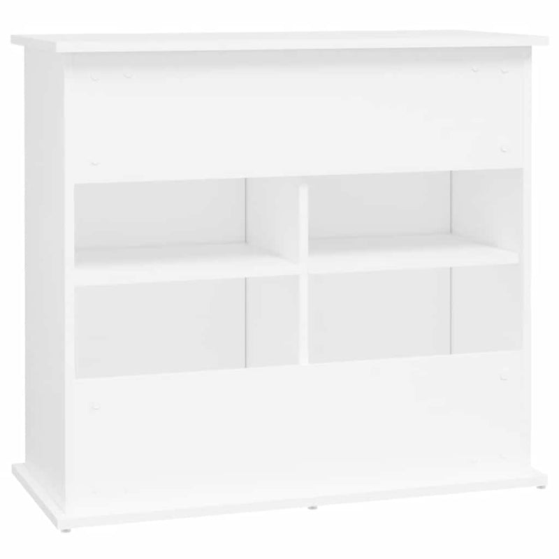 Suport pentru acvariu, alb, 81x36x73 cm, lemn prelucrat