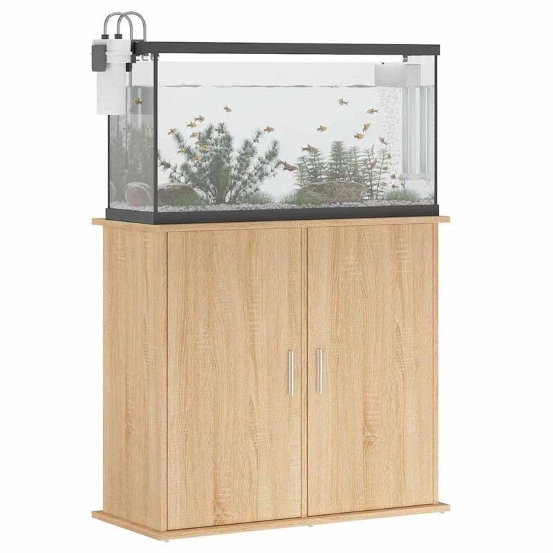 Suport pentru acvariu, stejar Sonoma, 81x36x73 cm, lemn stratificat