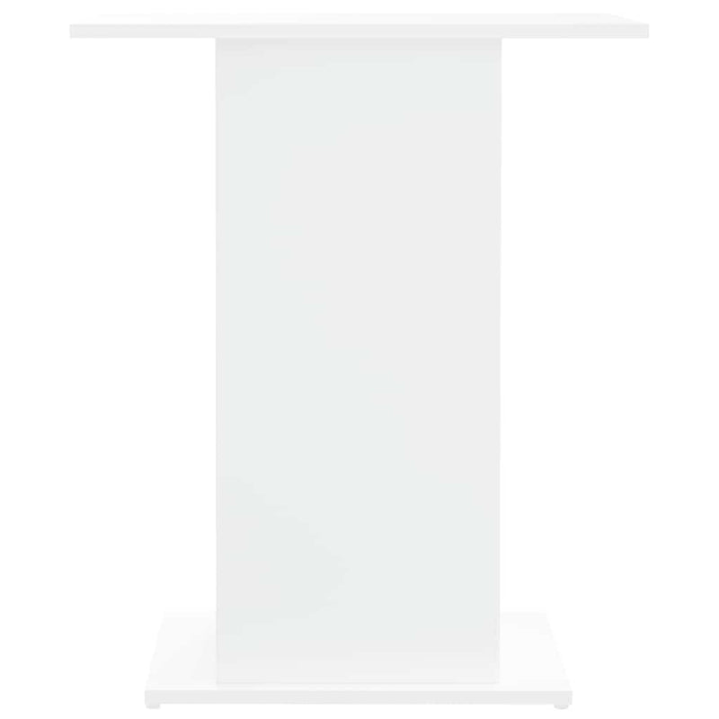 Suport pentru acvariu, alb, 60,5x36x72,5 cm, lemn prelucrat