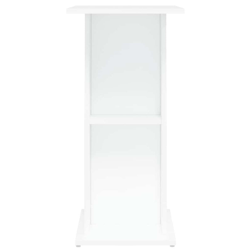 Suport pentru acvariu, alb, 60,5x36x72,5 cm, lemn prelucrat