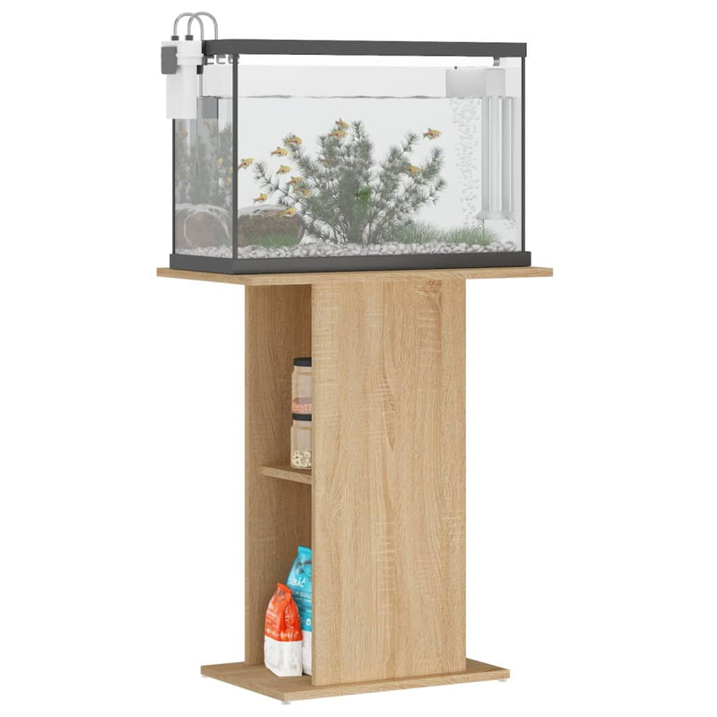 Suport pentru acvariu, stejar Sonoma, 60,5x36x72,5 cm, lemn stratificat