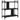 Bibliotecă cu 3 niveluri, negru, 76x32x88 cm, lemn prelucrat