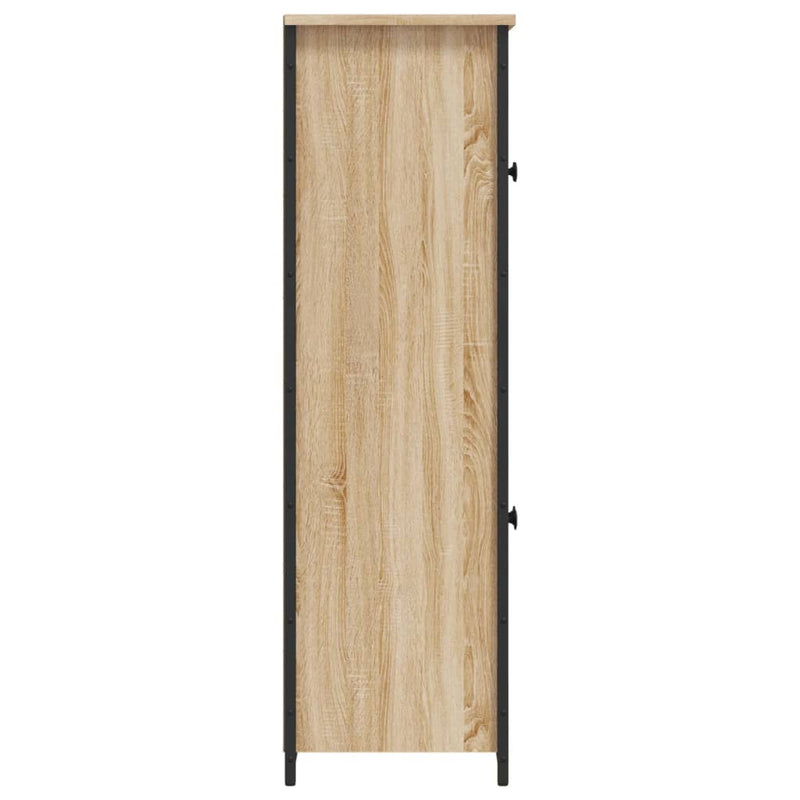 Dulap înalt, stejar sonoma, 62x32x106,5 cm, lemn prelucrat