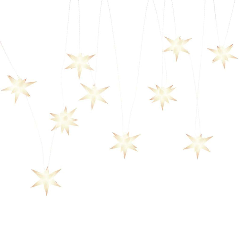 Lumină de Crăciun 10 LED-uri alb 10 cm