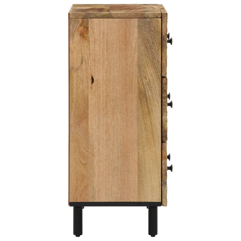 Dulap lateral, 60x33x75 cm, lemn masiv de mango