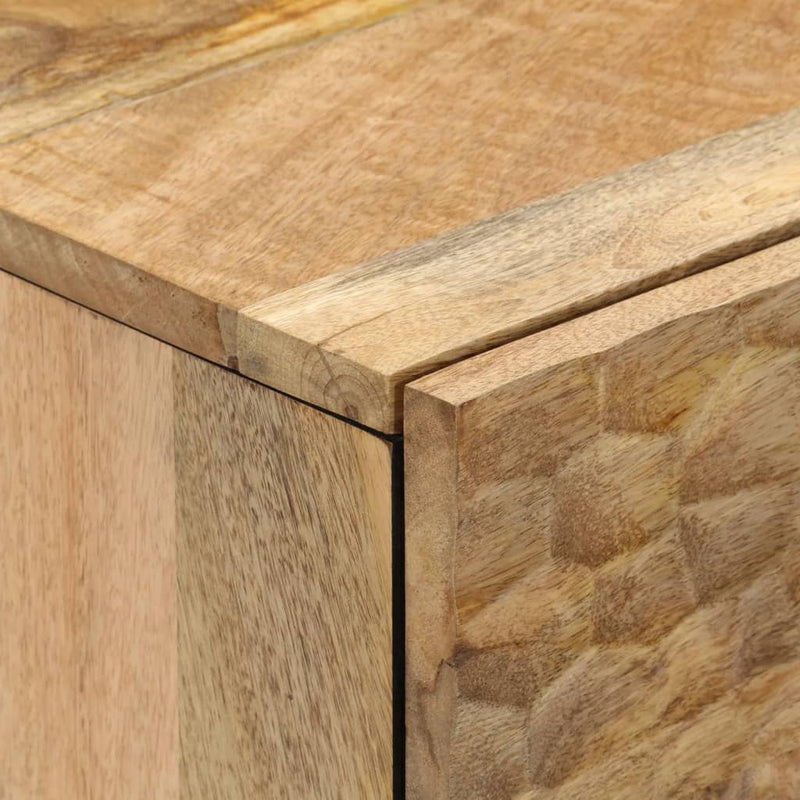 Dulap lateral, 60x33x75 cm, lemn masiv de mango