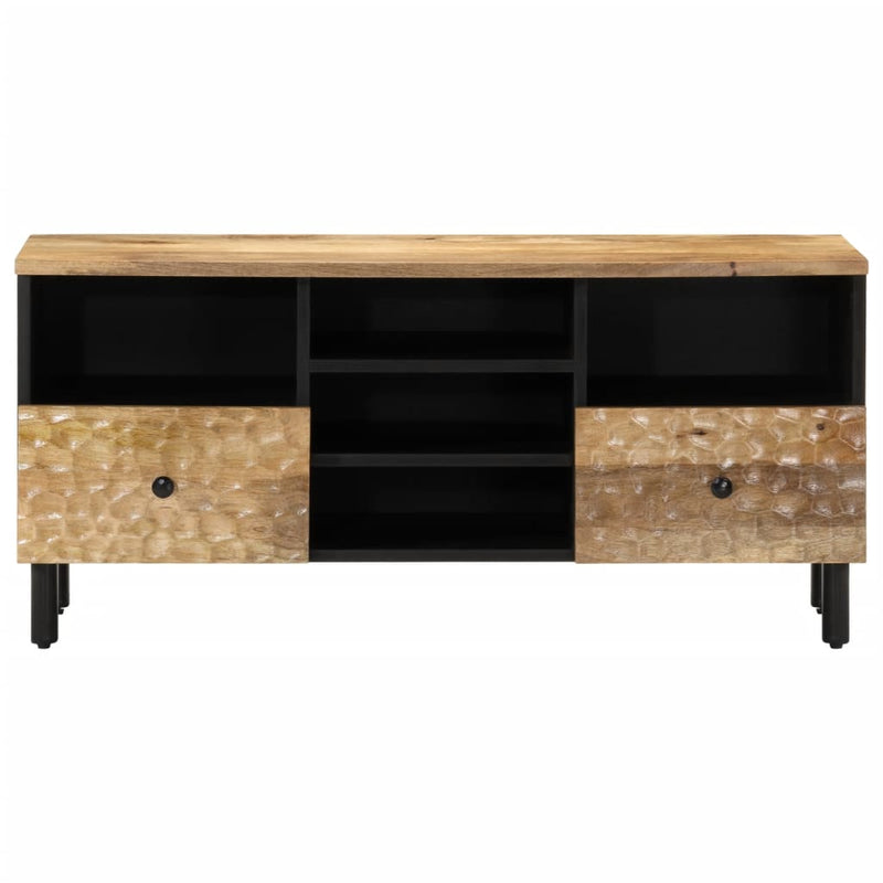 Comodă TV, 100x33x46 cm, lemn masiv de mango