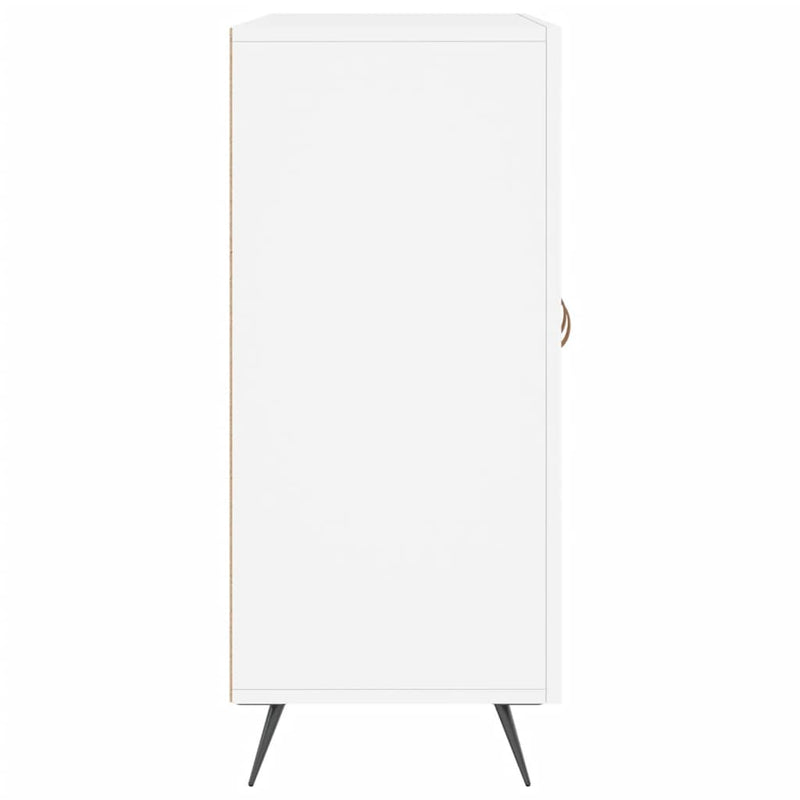 Dulap, alb, 90x34x80 cm, lemn compozit