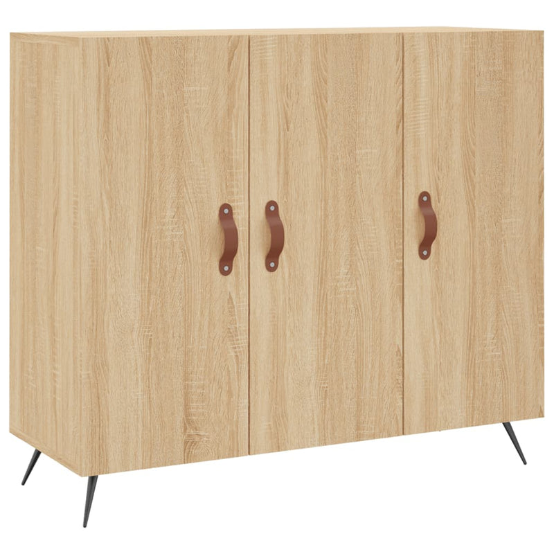 Dulap, stejar sonoma, 90x34x80 cm, lemn compozit
