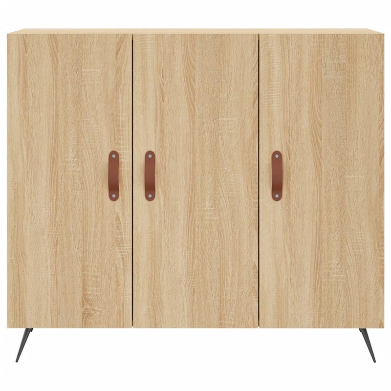 Dulap, stejar sonoma, 90x34x80 cm, lemn compozit