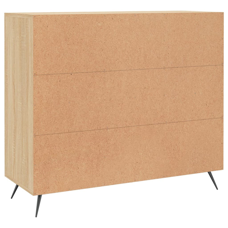Dulap, stejar sonoma, 90x34x80 cm, lemn compozit