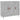 Dulap, gri beton, 90x34x80 cm, lemn compozit