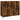 Dulap, stejar fumuriu, 90x34x80 cm, lemn compozit