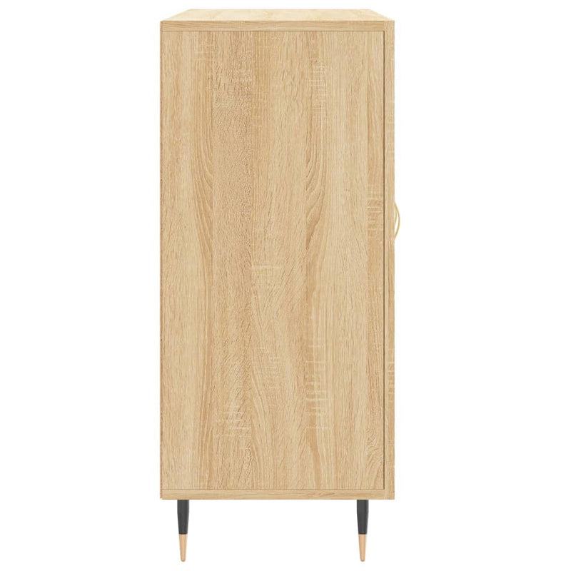 Dulap, stejar sonoma, 90x34x80 cm, lemn compozit
