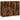 Dulap, stejar fumuriu, 90x34x80 cm, lemn compozit