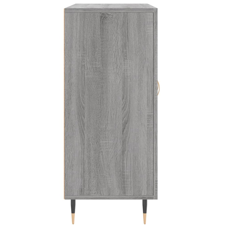 Dulap, gri sonoma, 90x34x80 cm, lemn compozit