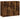 Dulap, stejar fumuriu, 90x34x80 cm, lemn compozit