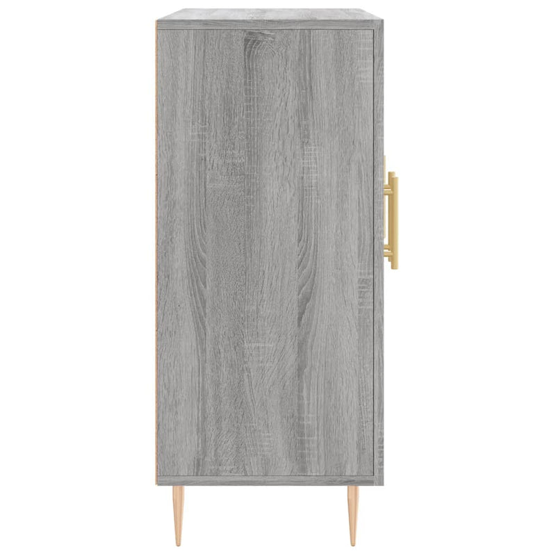 Dulap, gri sonoma, 90x34x80 cm, lemn compozit