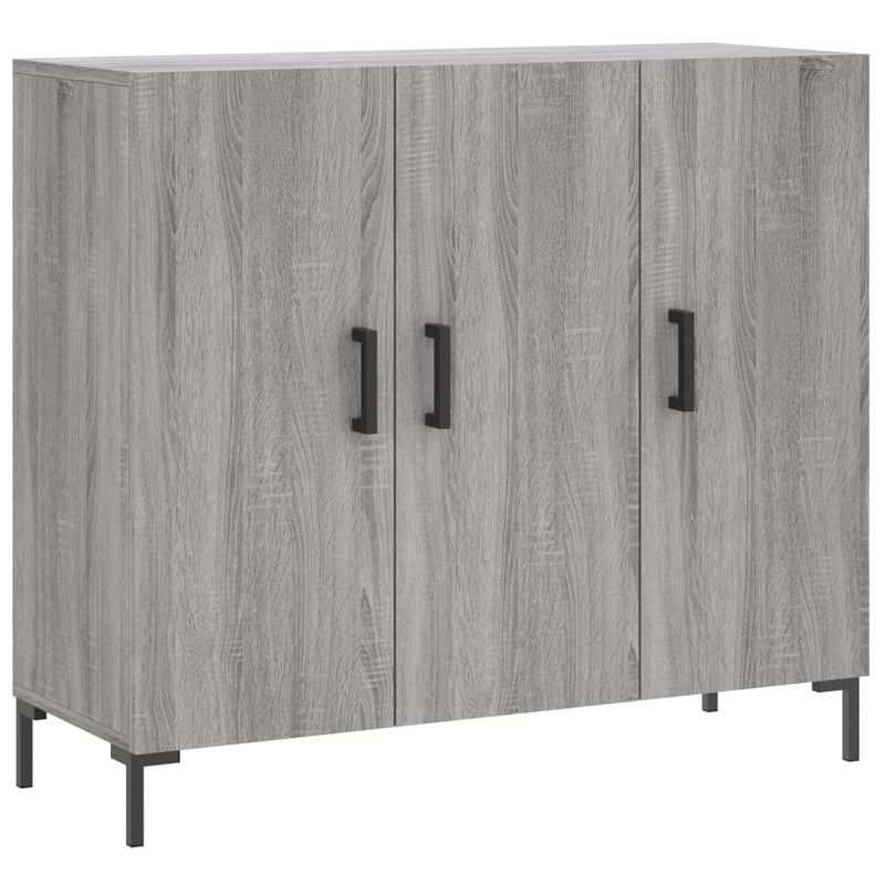 Dulap, gri sonoma, 90x34x80 cm, lemn compozit