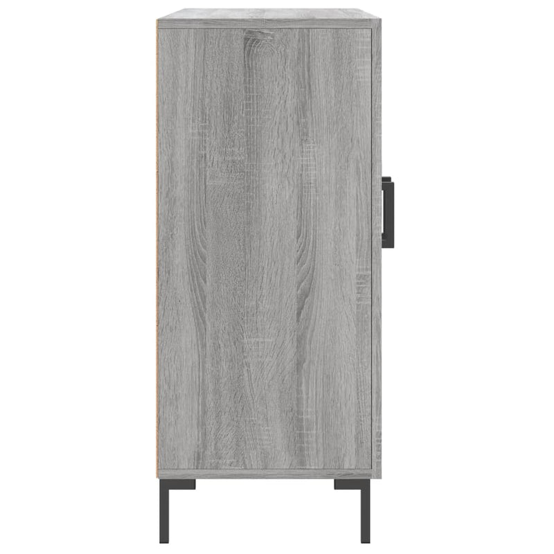 Dulap, gri sonoma, 90x34x80 cm, lemn compozit