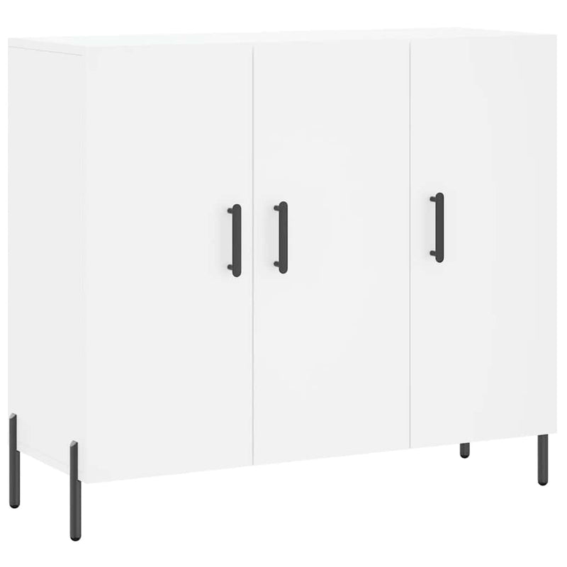 Dulap, alb, 90x34x80 cm, lemn compozit