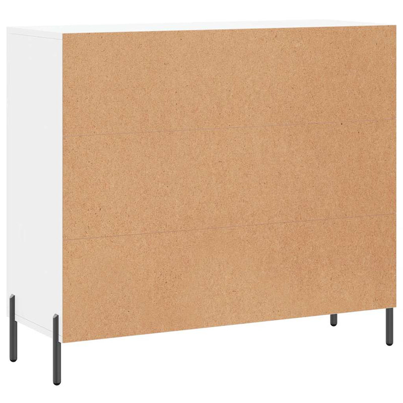 Dulap, alb, 90x34x80 cm, lemn compozit