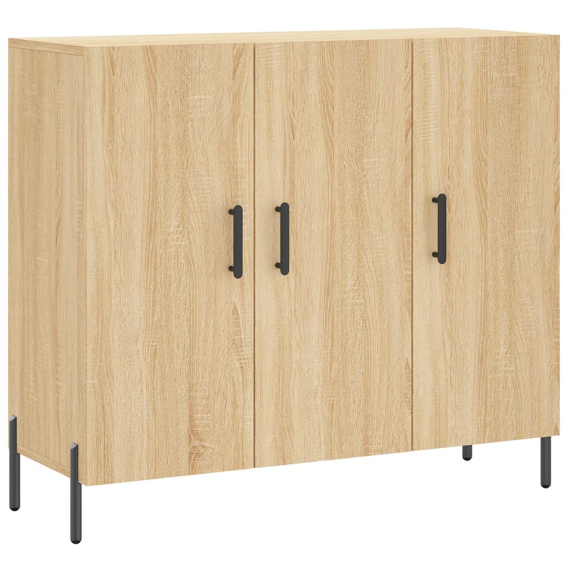 Dulap, stejar sonoma, 90x34x80 cm, lemn compozit